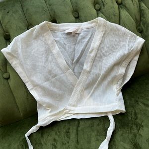 Meshki fold over tie top